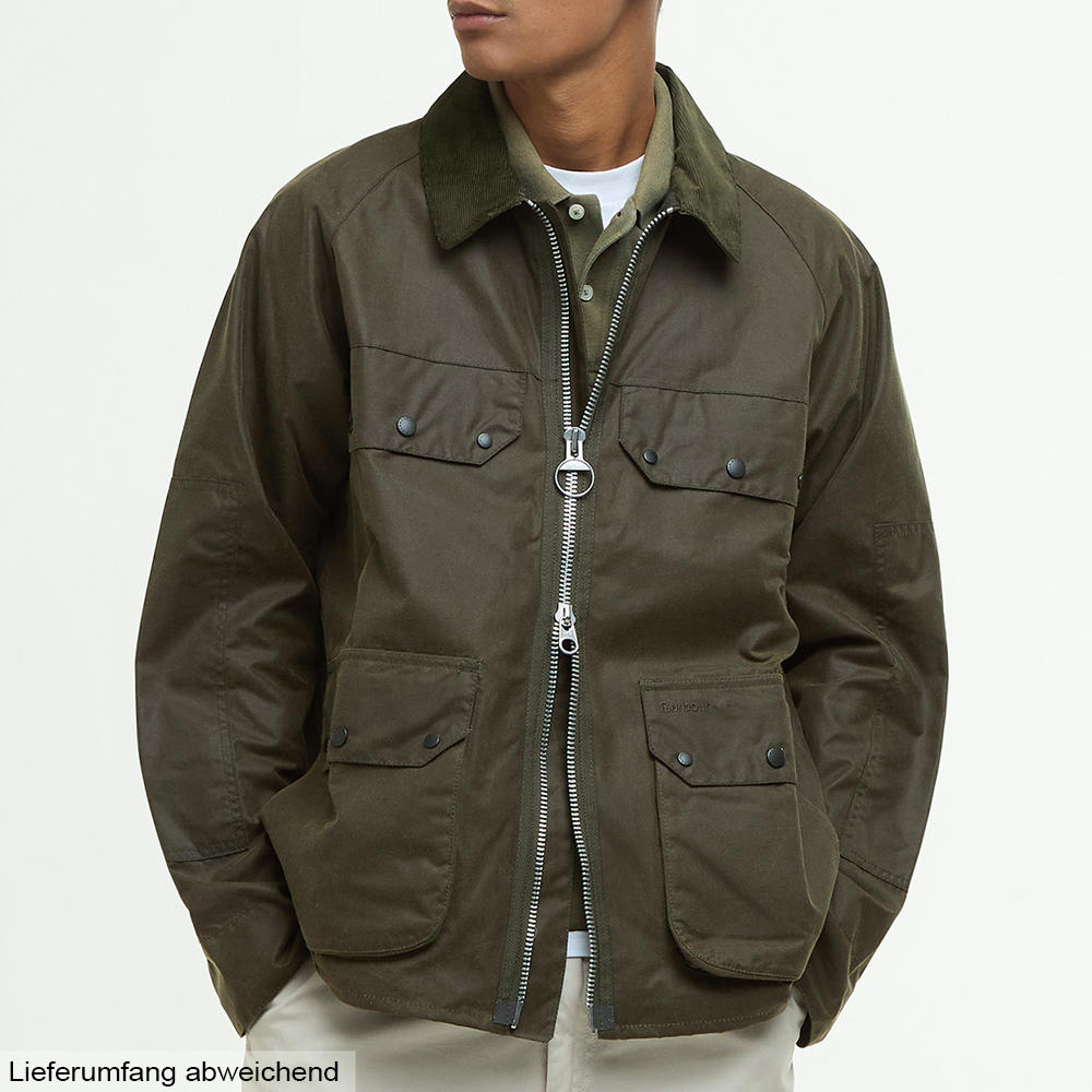 Barbour »Re-Engineered Short Bedale« Men's Waxed Jacket | beech